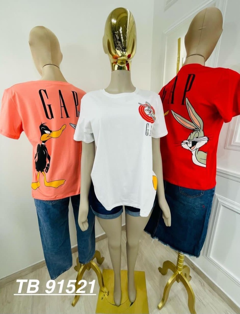 [384201040390] Camisa de dibujos animados