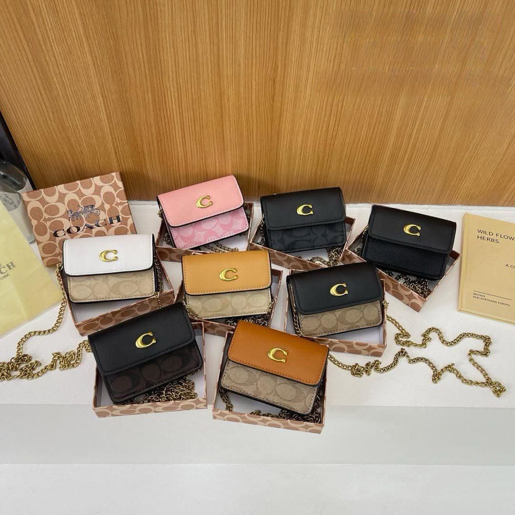 [3801190495] Cartera Mini C Coach #33345
