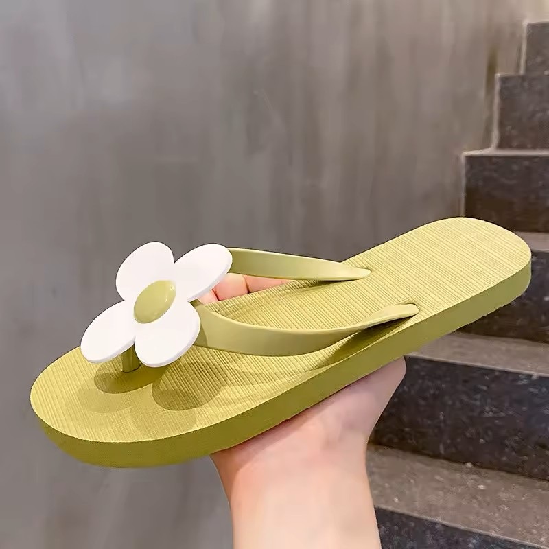 Chancleta de verano de flor
