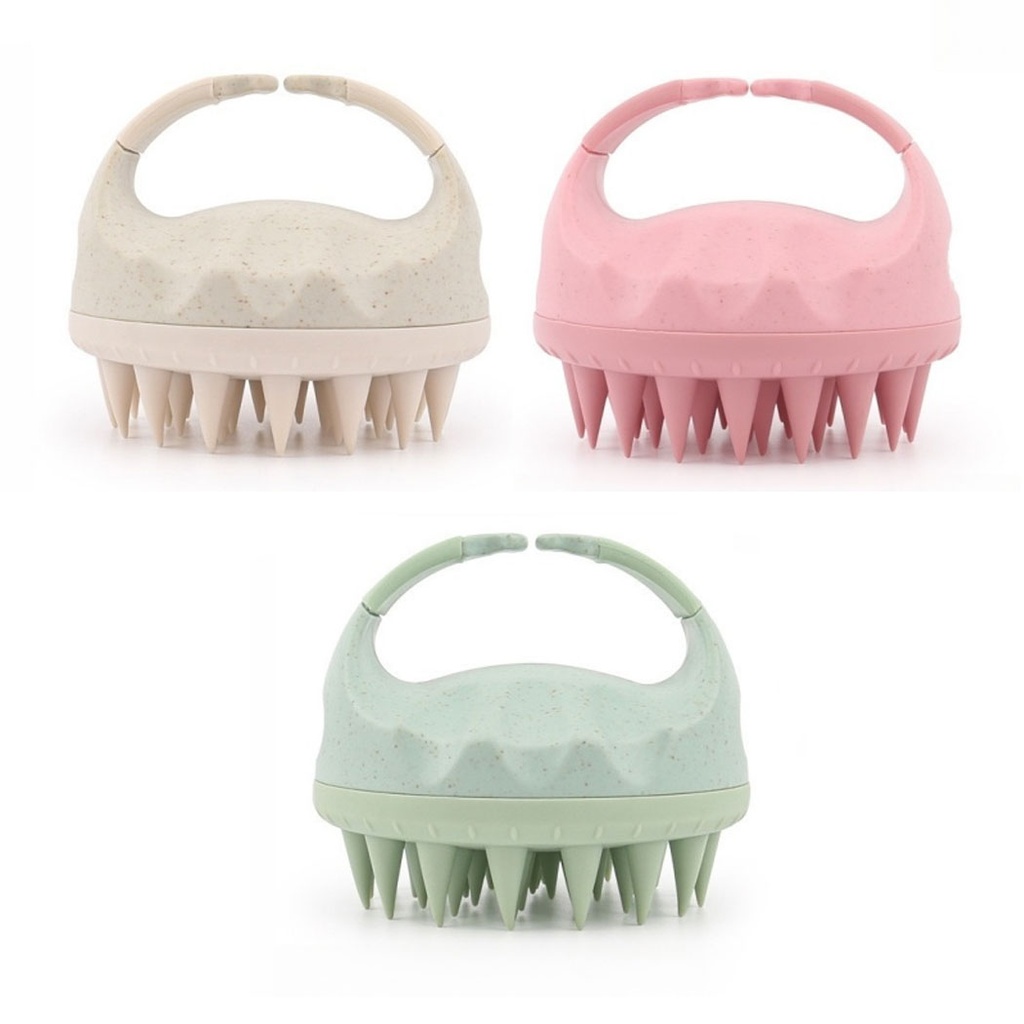 [402512030060] Champú cepillo para el cabello (Verde)
