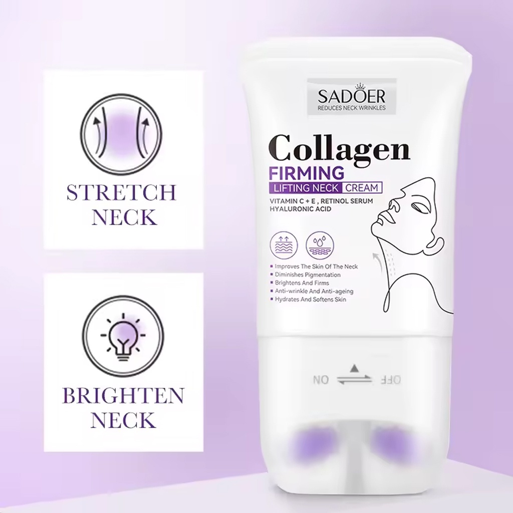 [6976504681240] Crema Reafirmante y Lifting para Cuello con Colágeno Sadoer.