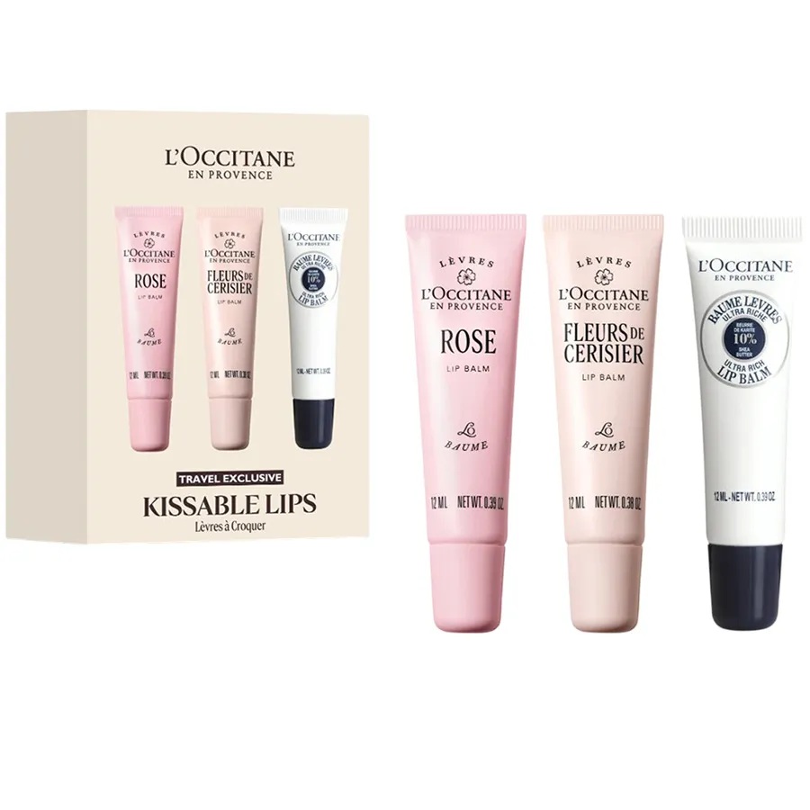 Crema para viaje set de 3 piezas Loccitane