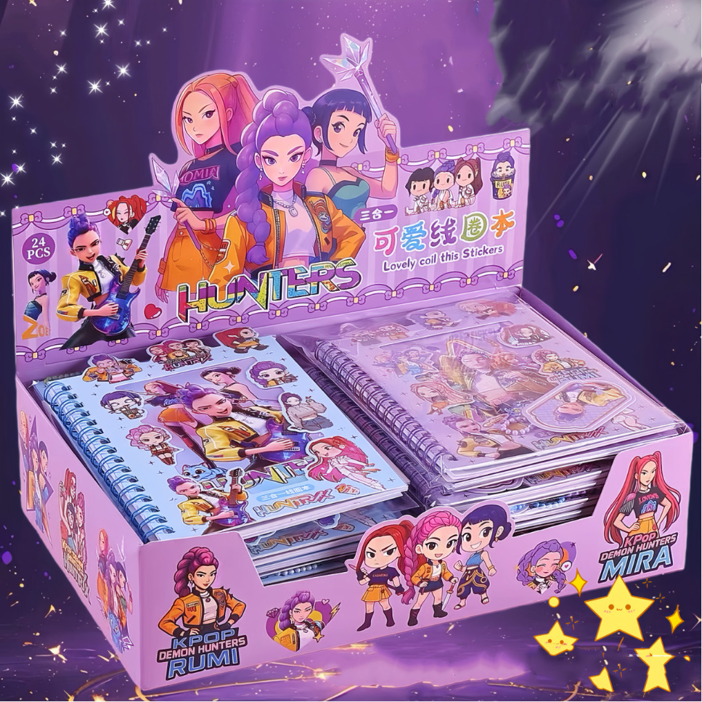 [4593692692692] Cuaderno de skticker de K-pop demon