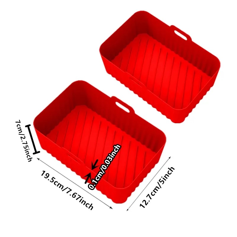 [308000030330] Cubierta De Silicona Para Air Fryer 2 Pzs