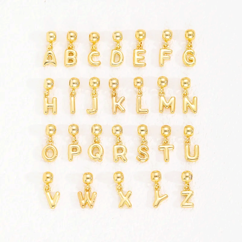 [41700234] Dije brass Letras (solo dije)