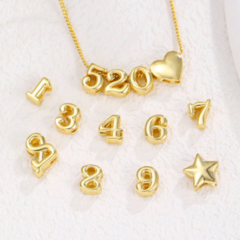 [41700235] Dije brass Numeros (solo dije)