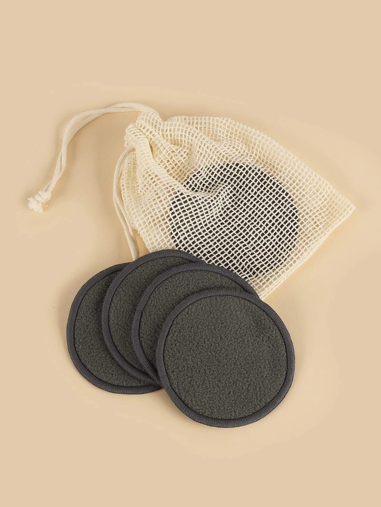 [308002880090] Esponja de Limpieza de Maquillaje Reutilizable con Bolsa para Lavar