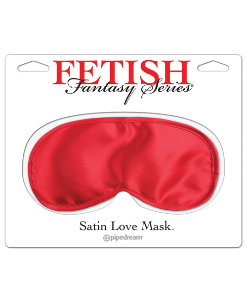 [603912115505] Fetish Fantasy Series Satin Love Mask - Red