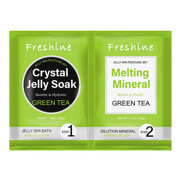 Freshine crystal jelly soak step1 1.08oz/50g melting mineral step2 2.3oz/65g