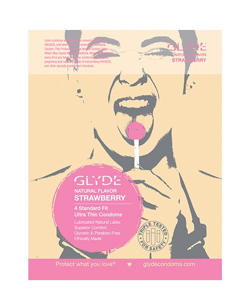 [675678000081] Glyde Strawberry - Pack of 4