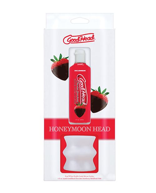 [782421095048] GoodHead Honeymoon Kit Includes Stroker & Slick Head Glide - 1 oz Bottle Chocolate Strawberry