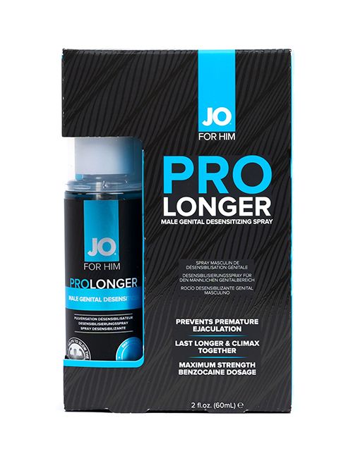[796494402160] JO Prolonger Spray Benzocaine - Benzocaine Desensitizer 2 oz