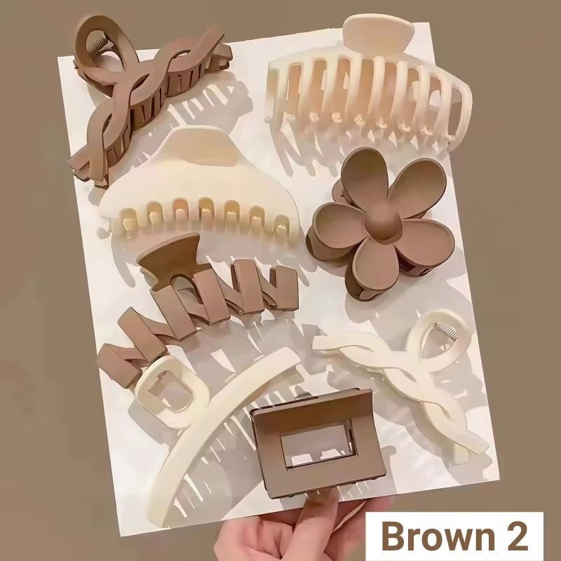 [41620101] Juego de 8 pinzas para el cabello