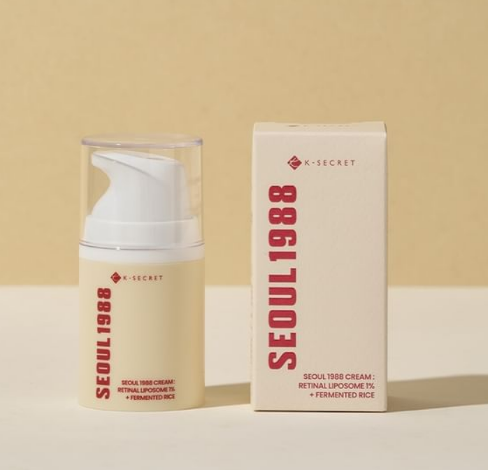 [8809695240584] KSECRET SEOUL 1988 Cream : Retinal Liposome 1% + Fermented Rice [50ml]