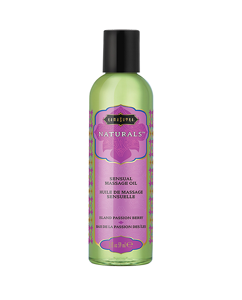 [739122102810] Kama Sutra Naturals Massage Oil - 2 oz Island Passion Berry