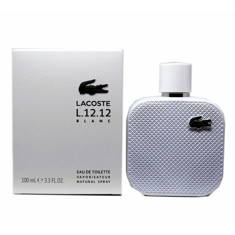 [3386460149082] LACOSTE L.12.12 EAU BLANC (WHITE) MEN 3.4 OZ. EDT SP
