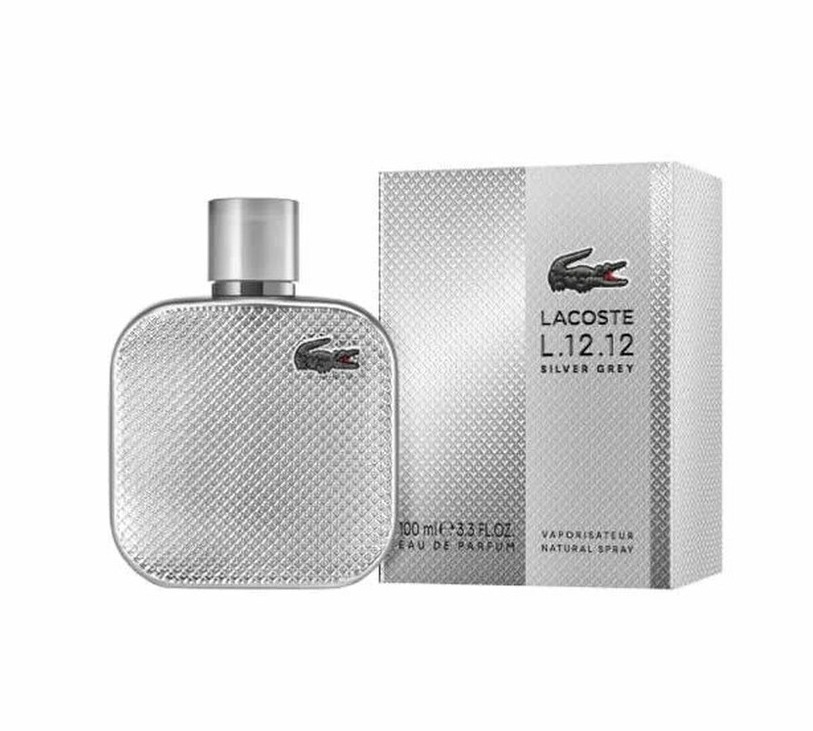 [3386460165884] LACOSTE SILVER GREY 3.3oz M EDT