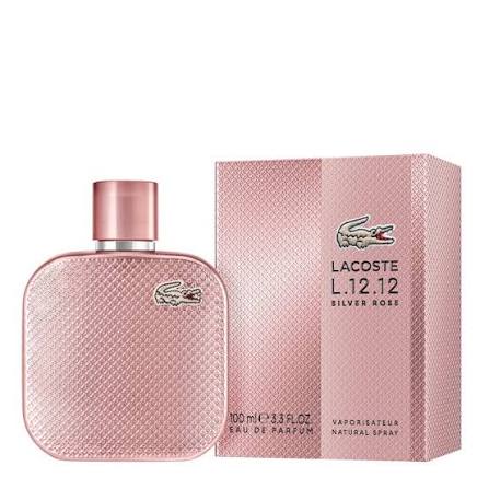 [3386460165921] LACOSTE SILVER ROSE WOMEN 3.4 OZ EDP SP