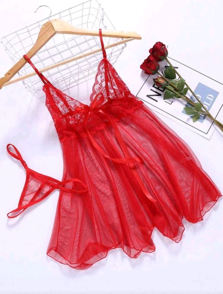 [42010170] Lenceria Sexy S color Rojo