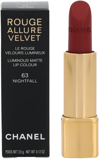 [3145891626308] Lipstick Chanel Rougue Allure Velvet 63 Nightfall