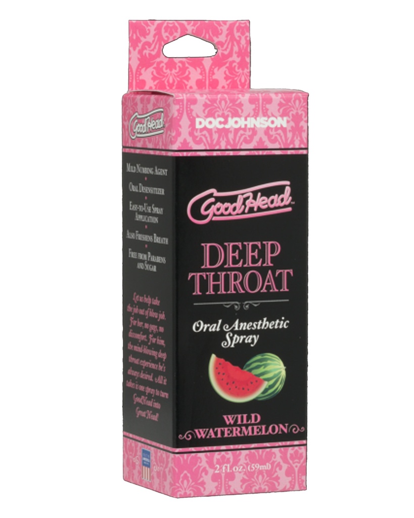 Doc Johnson Goodhead Deep Throat Spray Wild Watermelon
