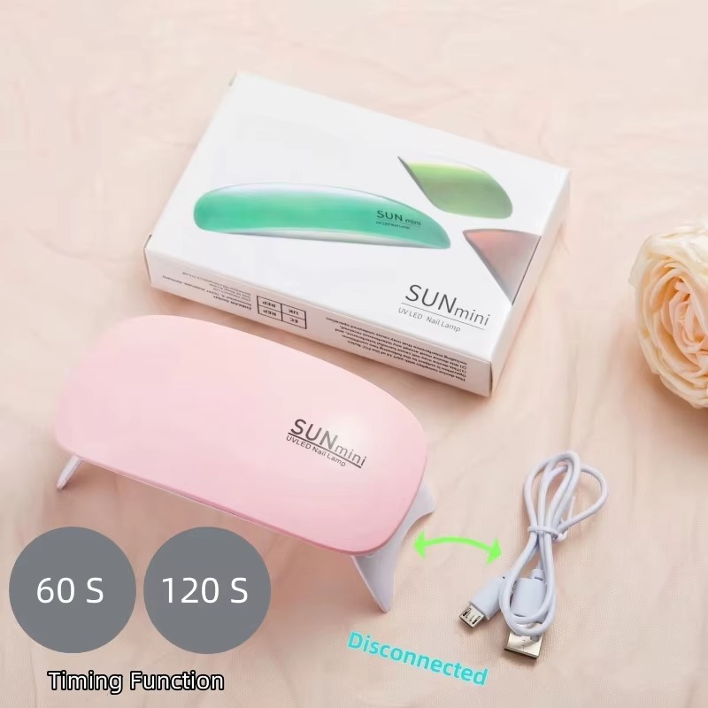 [41620103] Lámpara secadora de uñas UV SUN Mini de 6 W Desconectada