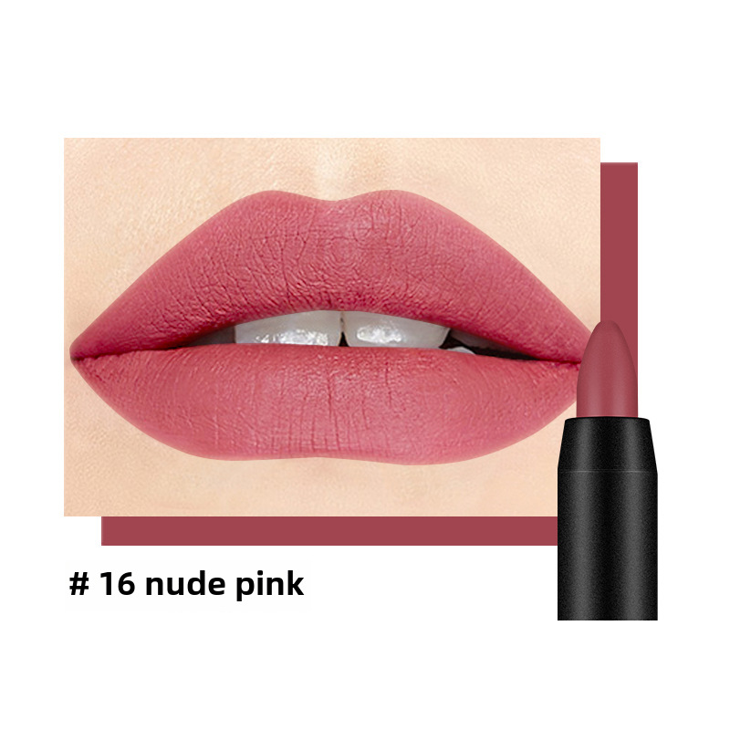 [40850169] Lápiz labial mate. (#16 NUDE PINK)