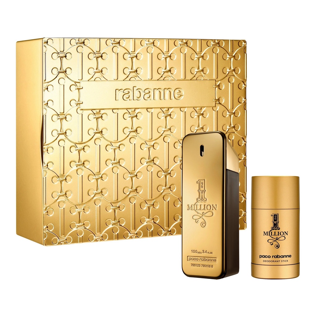 [3349668634811] MILLION P.RABANE SET 2p 3.4oz M EDT