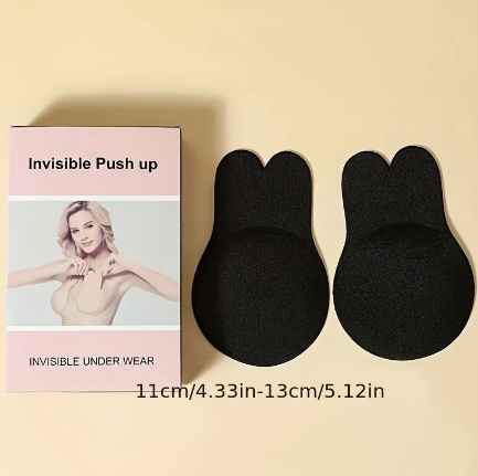 [321801060080] Magic Bra adhesive de silicona color negro (Copa A/B)