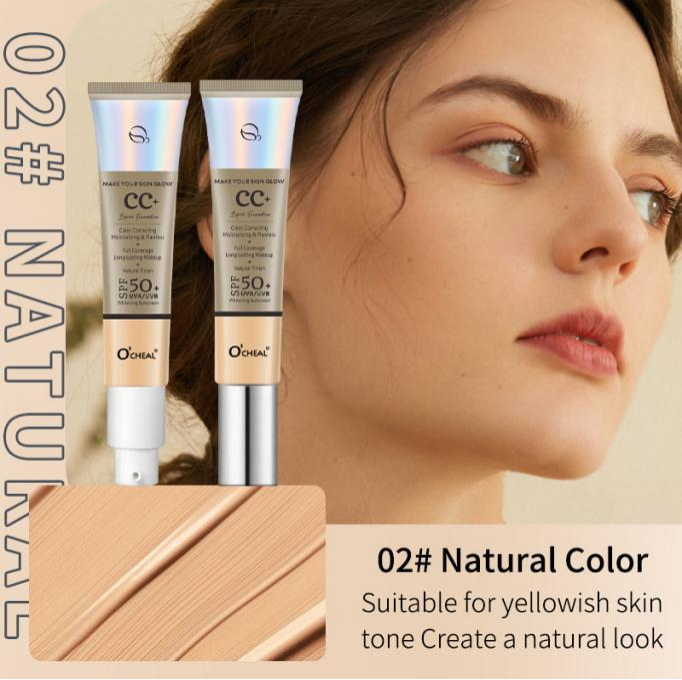 [6974229002739] Maquillaje hidratante de cobertura total Base de maquillaje CC en crema