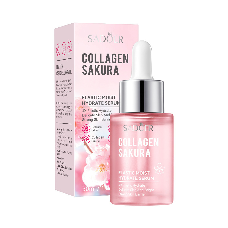 Suero facial hidratante y reafirmante con colageno.