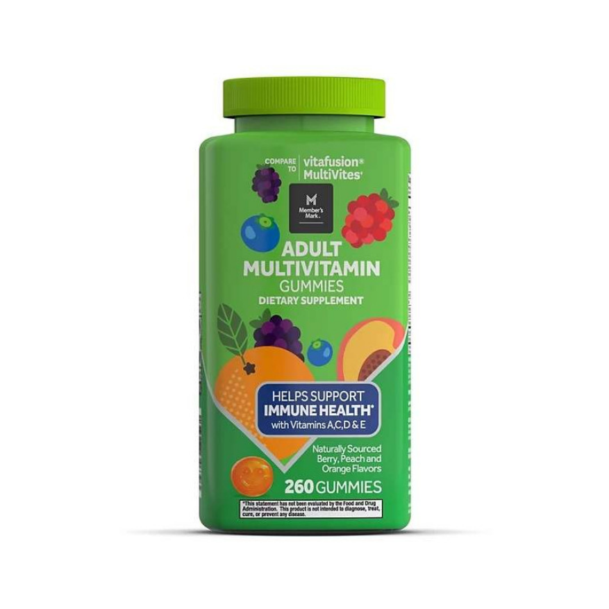 [193968346393] Members Mark Adult Multivitamin Gummies 260CT