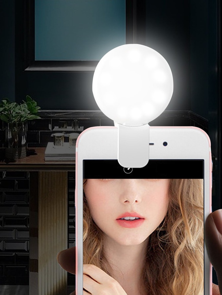 [308002990095] Mini Luz Led Portable para SelfieMini Luz Led Portable para Selfie