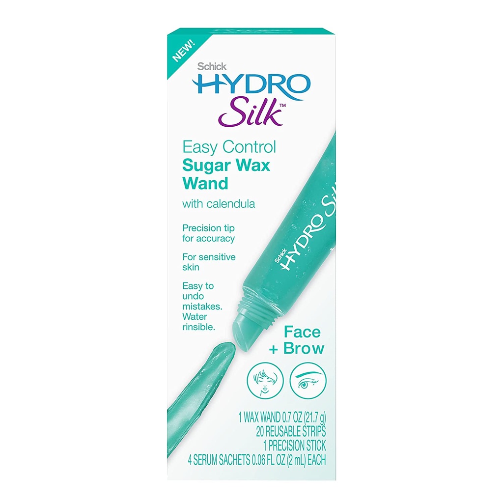 [841058011774] Schick Hydro Silk Easy Control Sugar Wax Wand for Face + Brow