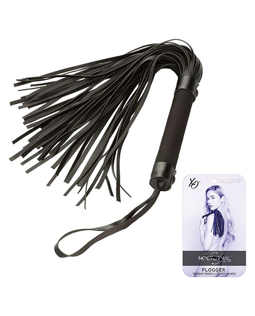 [716770108470] Nocturnal Collection Flogger - Black