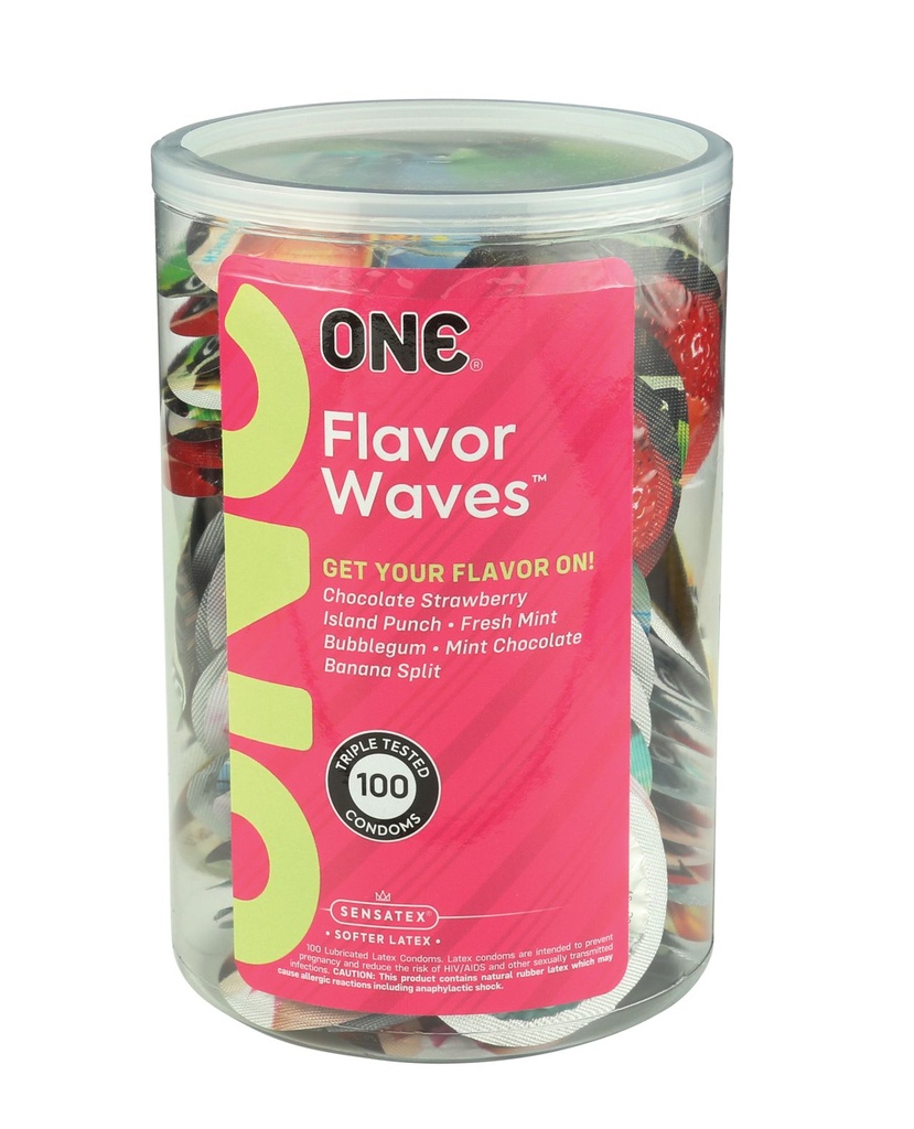 [0726893110035] One Condoms Flavor Waves