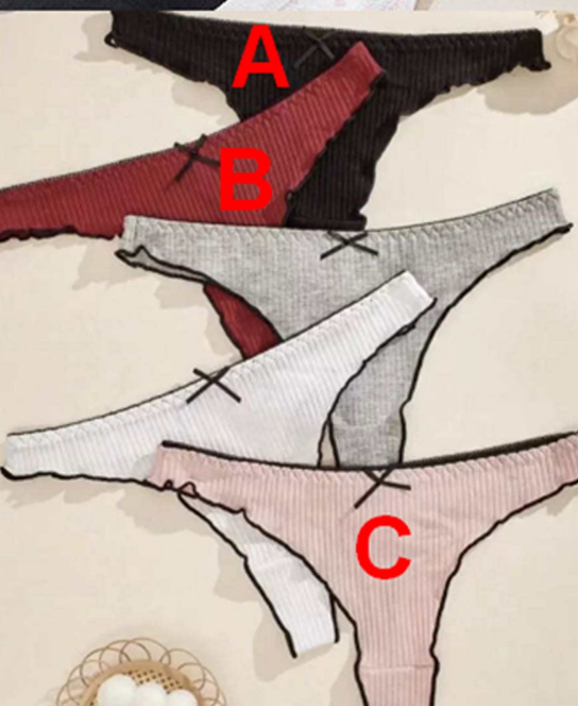 Pack 3 Tanga Sensuel algodon IY