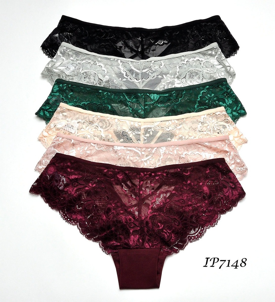 [300901030085] Panty Ilumie de encaje (Verde, S)