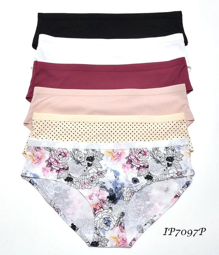 [300801050085] Panty Ilumie de Liso (Print. Blanco, S)