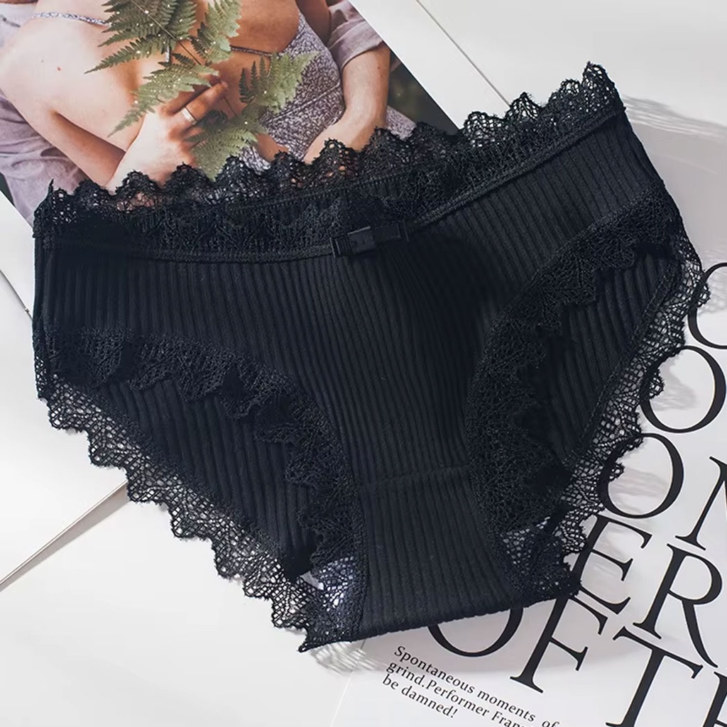 Panty Sensuel algodon de encaje IY