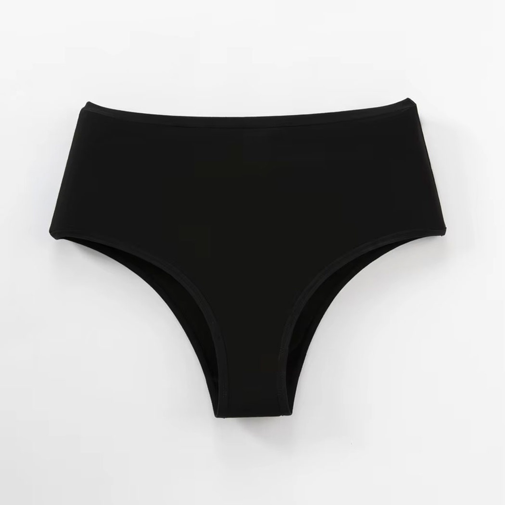 [40710101] Panty Sensuel de algodon, cintura media IY (Negro, S)
