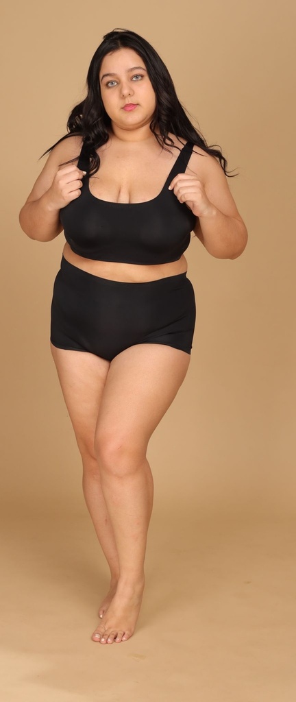[31360101] Panty Sensuel sin costura intimates IY (Black, S)