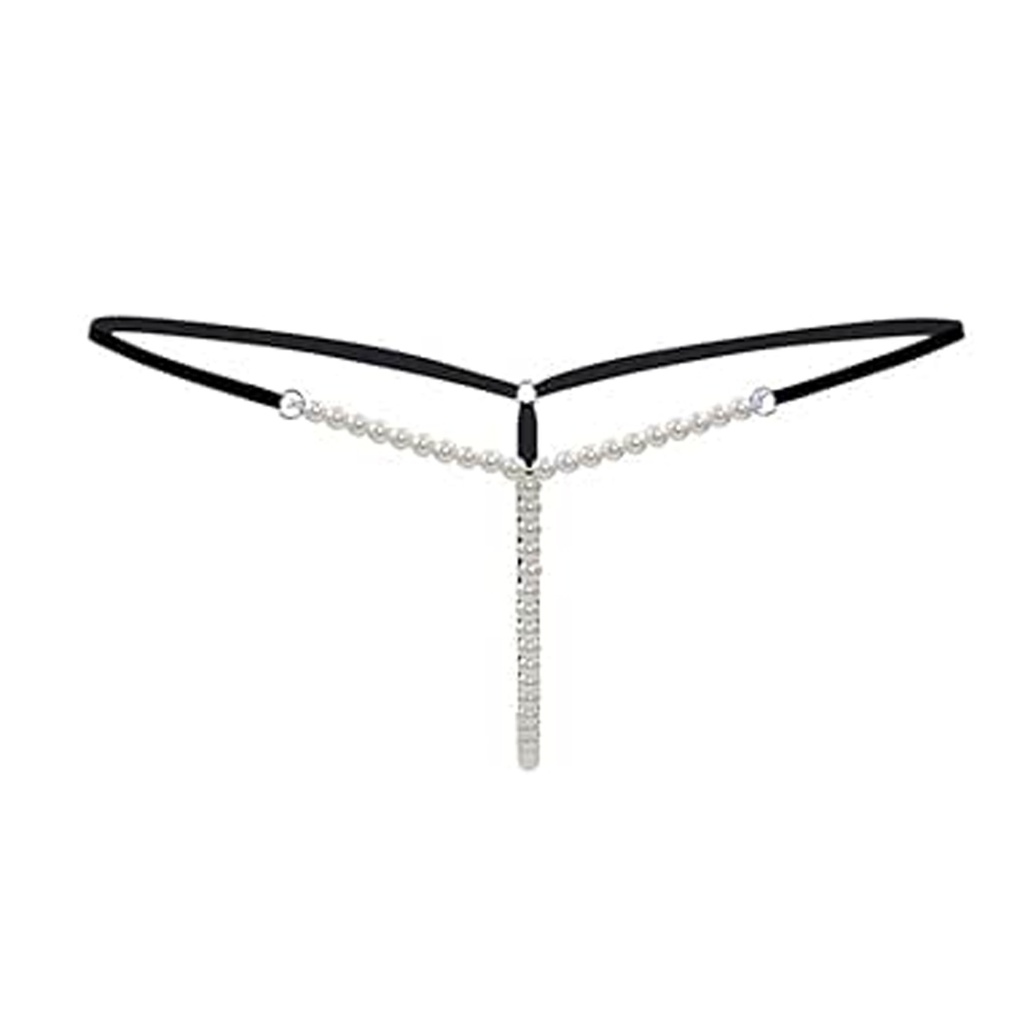 [41490101] Tanga de perla Sexy (Rojo)