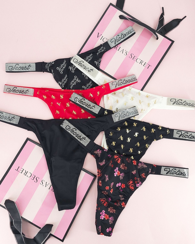 [340201020120] Panty Victoria Secret liso (BLACK, M)
