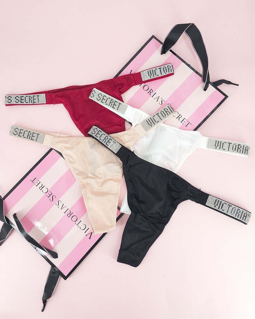 [339901010120] Panty Victoria Secret liso (BLACK, M)