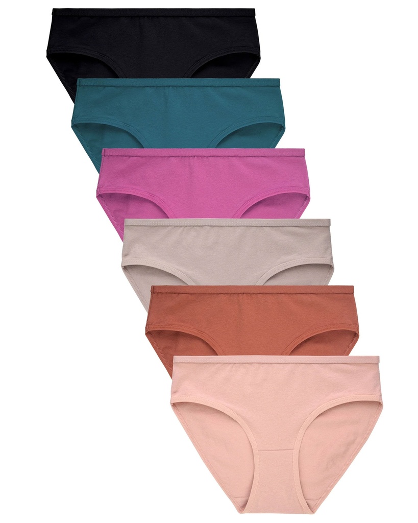 [401301010070] Panty bikini de algodon (LP1706CK) IY (Black, S)