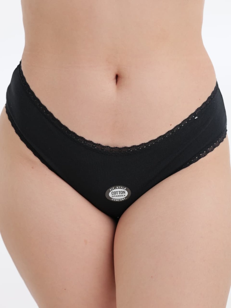 Panty algodon encaje (LP1599CK) IY