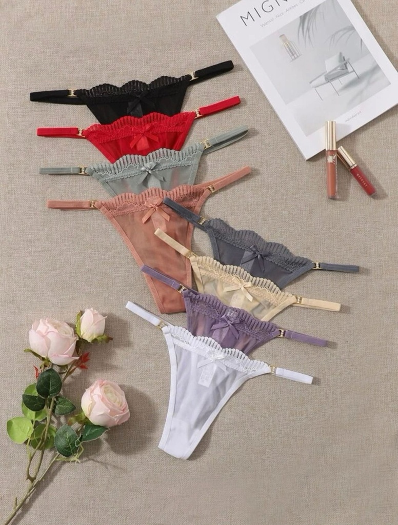 [314207030045] Panty sexy de polyamide cada unidad (Verde, S)