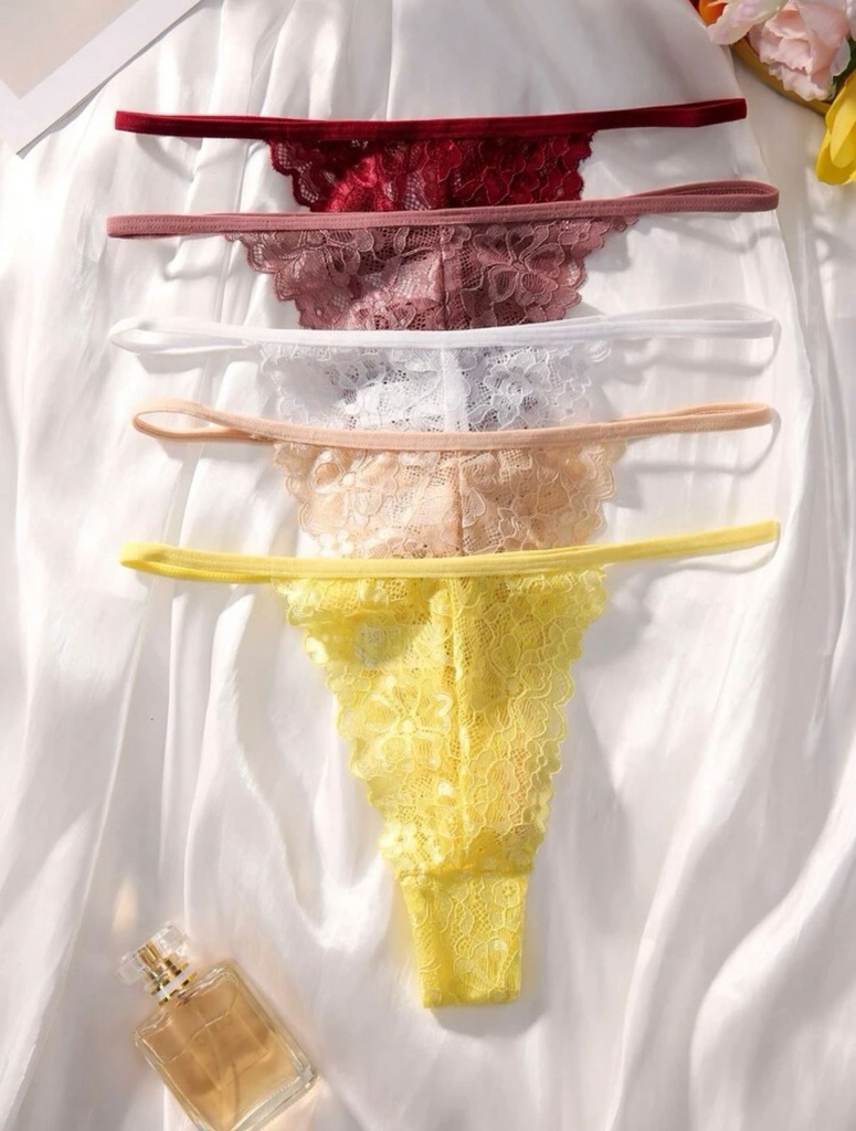 Panty sexy de encaje cada unidad
