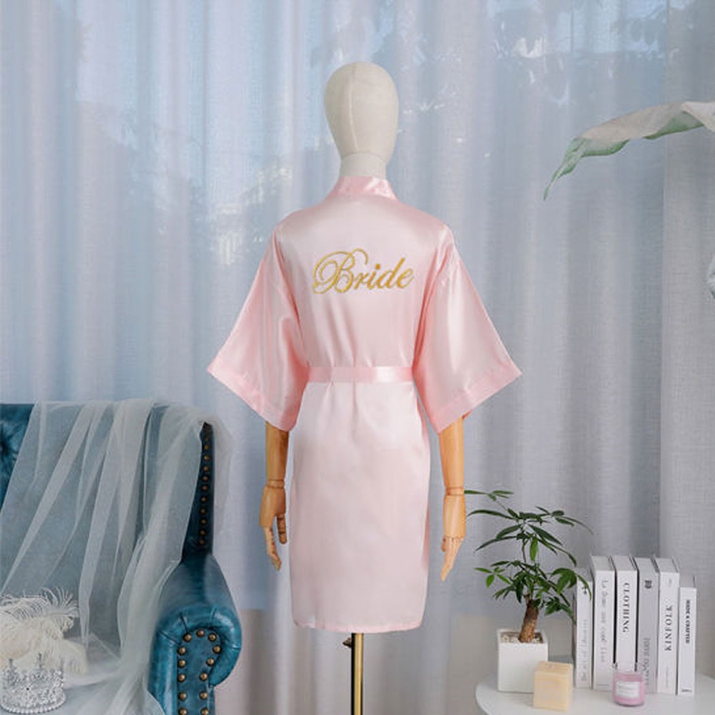 [328401830250] Pijama bata bride color rosado (M)